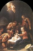 Adriaen van der werff The adoracion of the shepherds oil painting artist